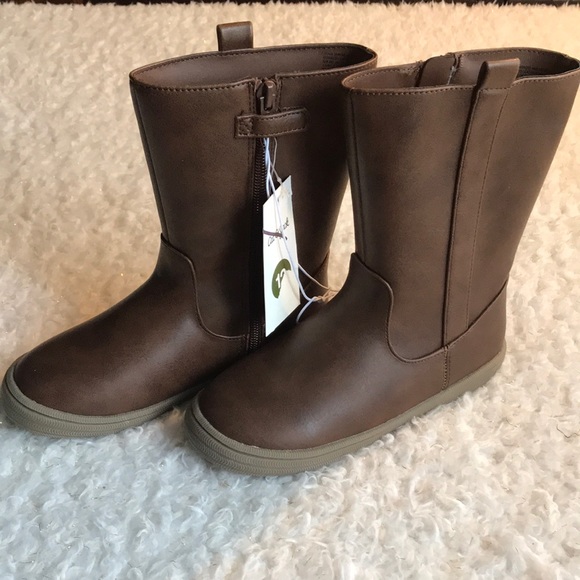 Cat & Jack Other - Cat & Jack Girls Brown Boots 12 NWT